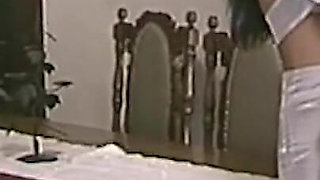Cheating Brunette MILF Deeply Pounded on Table