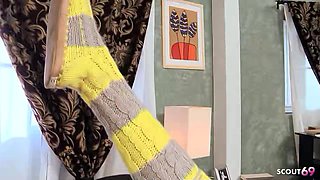 Skinny Black Girl First BIG BLACK DICK Make love