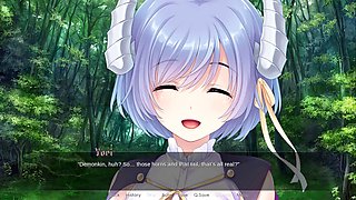 Busty characters in manga porn featuring runaway demon bride