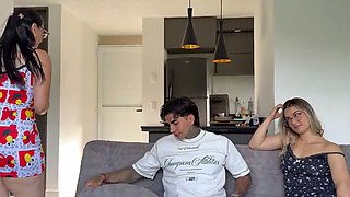 MILF neglects her boyfriend while her stepdaughter fucks him behind her back
