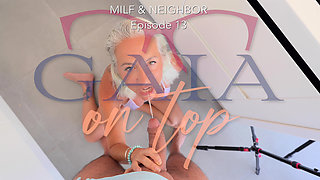 480 Horny MILF Lets Neighbor Creampie Her Ass Then Swallows His Warm Piss