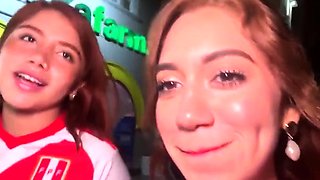 German Redhead Teen fuck outdoor with older men