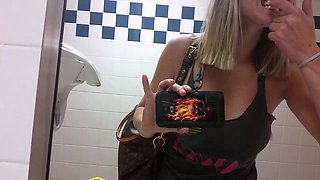 candiecane mcdonalds restroom toilet neon pee