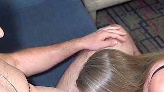 Victoria Peaks Seduces Delivery Stud