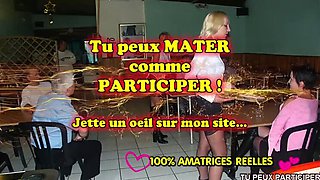 Hot French MILF Flashes & Fucks in Car - Amateur Outdoor Sex