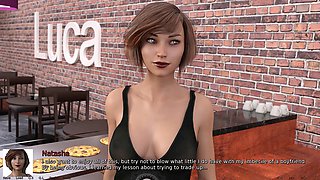 Cheating girlfriend and her lover humiliate her cuck boyfriend in this wild scene