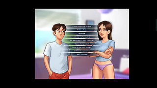 Summertime saga 2.  I did threesome with my stepmom and her friend